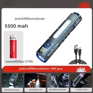 SQ03 อลูมิเนียมอัลลอยด์ไฟฉายแบบชาร์จไฟได้กันน้ําสําหรับการตั้งแคมป์และกลางแจ้งพร้อม LED มือถือแม่เหล