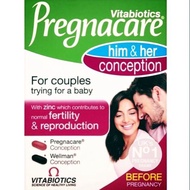 Pregnacare Him &amp; Her Conception - Genuine and Original