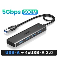 UGREEN USB 3.0 HUB 4*USB Port 5Gbps for Mouse Keyboard Card Reader Model:25851