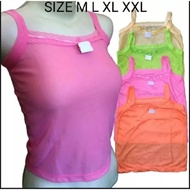 6 Teen Lace Singlet/Teenage Singlet