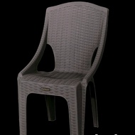 kursi plastik napolly sandaran tangan anyam - kursi