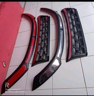 Grill Custom Rush Terios konde model Raptors sarang lebah tahun 2007-2023
