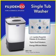 ♞,♘,♙Fujidenzo 7.8 kg Single Tub Washing Machine BWS-780 (Gray)
