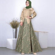 WPS Collection - Gamis Maxmara - Gamis Husna Muslimah Ukuran Jumbo - Pakaian Gamis Wanita Elegan da