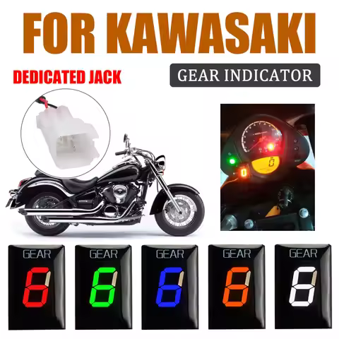 Gear Indicator For Kawasaki Z750 Z 750 Z1000 Versys 650 KLE 650 Vulcan 900 1700 VN900 VN 900 Motorcy