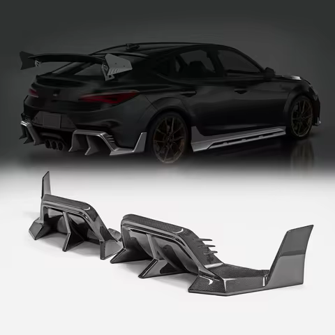 For Integra Type S DE5 Rear Lip, Velocità Design, Vehicle Rear Bumper Part, Exterior Upgrade