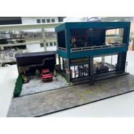Diorama Topssecret showroom Scene Service Garage