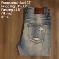 bundle seluar panjang lelaki/jeans/biru/bergetah/fesyen/pakaian kasual/men wear/jeans/blue/skinny/stretch/fashion/casual