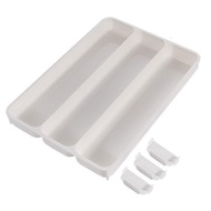 Cutlery Organizer Tray for Drawer - 31x22cm Kitchen Drawer Cutlery Tray | Classic Large Cutlery Divi