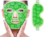 Face Eye Mask Ice Pack for Reducing Puffiness, Bags Under Eyes, Puffy Dark Circles, Migraine,Hot/Col