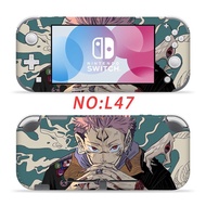 <SJ>Switch Lite Skin Stickers Anime Kawaii Cartoon Pattern Full Wrap Protective Film Sticker Compati