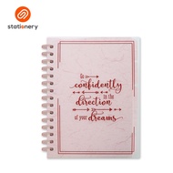 5 Subject Notebook with Pouch - Stamping