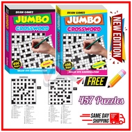 Brain Games Jumbo Crossword Puzzle Relaxation Leisure | Puzzle For Kids | Buku Puzzle | Activity