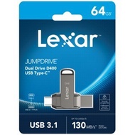 Lexar Jumpdrive D400 Dual Drive OTG Type-C 64Gb USB 3.1