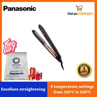 Panasonic Dual-Voltage Nanoe Hair Straightener EH-HS99-K655 [FREE GIFT Bag]