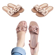 VERSKI Violet Women's Sandals Women's Slop Sandals Home Slippers Slip-On Sandals Home Slippers Anti-