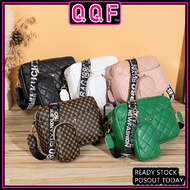 1164 PU SLING BAG KULIT leather Casual Beg Tangan Wanita women Shoulder Wallet Purse Travel READY ST