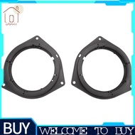 6.5Inch Front Rear Door Stereo Speaker Mat Adapter Wire Mount Plugs Plates Bracket Spacers Ring for 