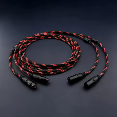 New High Quality Canare L-4E6S 5N OCC Copper XLR Balanced Audio Interconnect Cables with XLR Plug