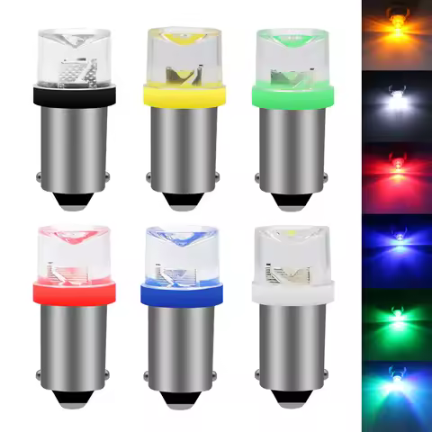 10Pcs BA9S LED Bulbs T4W T11 Car Instrument Cluster Lights 1895 64111 RGB Gauge Dashboard Map Lamp 5