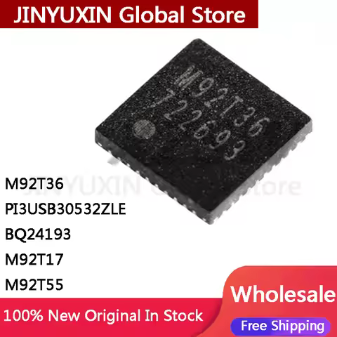 2Pcs M92T36 PI3USB30532ZLE BQ24193 M92T17 M92T55 IC Chip in Stock Wholesale