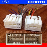 Dây cáp 73 PIN kết nối đầu CD ô tô KIA Cerato 2017 2018 2019 K3