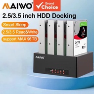 MAIWO 4 Bay HDD Docking Station SATA to USB3.0 2.5 3.5'' SSD/HDD Hard Drive Enclosure Case for 2.5 3