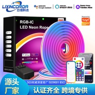 Graffiti WiFi Intelligence DIY Styling Music Neon Light with Music Light Strip Music Remote Control 