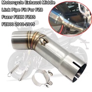 FZ 8 Motorcycle Exhaust Escape Moto Modify Muffler 51mm Middle Tube Link Pipe Fit For YAMAHA FZ8 Faz