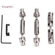 【Chuangtfx03】3Pcs Metal Drive Shaft CVD for B16 B36 Q60 Q63 Q64 MN77 FY004 6WD 6X6 1/16 RC Car Upgra
