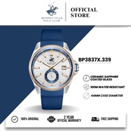 Beverly Hills Polo Club BHPC Jam Tangan Lelaki Men's Rubber Quartz Watch BP3837X