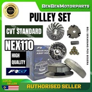 SUZUKI NEX110 NEX 110 FRONT PULLEY SET STANDARD NEX PULLEY DEPAN +ROLLER +FAN NEX REAR PULLEY BELAKA