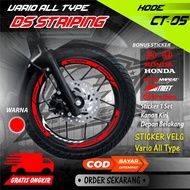 CT-05 Cutting Sticker Sticker Racing Rim Sticker Lis List Variation Vario 110 125 150 160 All Type S