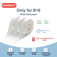 NIMBOT B18 white label sticker heat transfer printable pet label paper custom label tag waterproof a