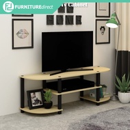 Furniture Direct 4ft Flexi pole TV Cabinet rack rak rak tv murah tv rak kayu