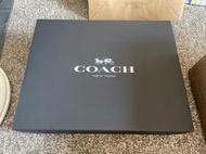 COACH蔻馳 專櫃紙盒 禮品盒  大型盒 黑色 專櫃正品