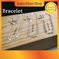 925 Silver Bracelet & Anklet POLO | Gelang Tangan & Gelang Kaki POLO Perak 925 |