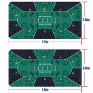 120*60cm/ 180cm*90cm Carpet Playing Mat Table Cloth Texas Holdem Poker