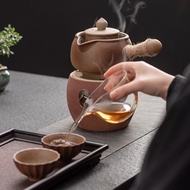 Tea Pot Old-fashioned Tea Pottery Pot Clay Pottery Grilled Tea Pot Old-fashioned Surrounded Stove Te