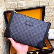 [High Quality] Quality Counter First Layer Cowhide Men's Bag Clutch Bag Clutch Bag Envelope Bag Wris