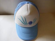 潮流帽子 收藏版帽子 淺藍白雙色台北縣95學年度模範生紀念造型舒適透氣款三分之2網帽 能字櫃03
