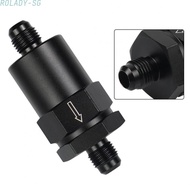 #ROYALLADY#Automotive Fuel Filter AN6 Inline 30 Micron Overfilter for High Performance Cars