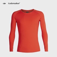 【紐西蘭Icebreaker 】男 ZONE 網眼透氣保暖長袖上衣-BF200 / IB104355-601XL橘紅