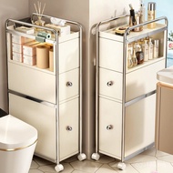 Toilet Style Toilet Shelf Locker Storage Cabinet Bathroom Toilet Cabinet Cream Toilet Cracker Cracke