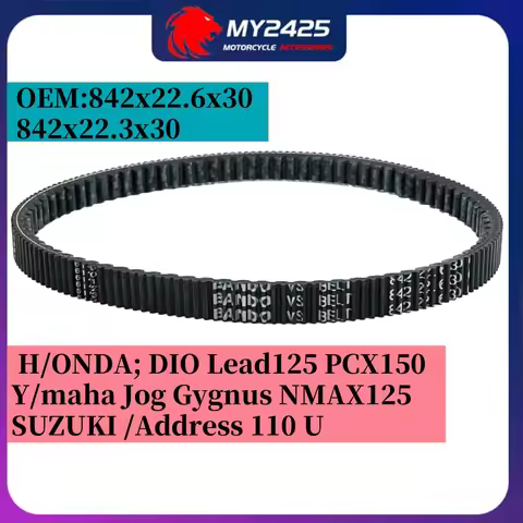 Original Drive Belt 842x22.6x30 BANDO 842*22.6*30 For H/ONDA; DIO Lead125 PCX150 for Jog Gygnus NMAX