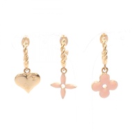 【二手】LOUIS VUITTONBoucle d'Oreilles Sweet Monogram 耳環 M65754 GP（鍍金）女士耳環