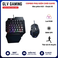 K15 keyboard and X3 mouse Combo for FPS and Moba games