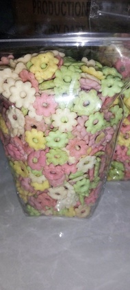 snack ajisan pilus ribut sakura warna warni/camilan gurih kriuk renyah/snack kiloan renyak gurih ber
