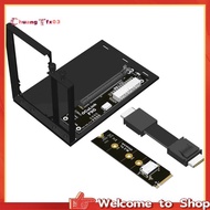 【Chuangtfx03】F9G-F9934-F4C-BK7 EGPU OCuLink GPU Dock M.2 NVMe to Oculink Adapter with Oculink Cable 