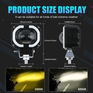 Motorcycle Fog Light Headlight LED Portable Sports